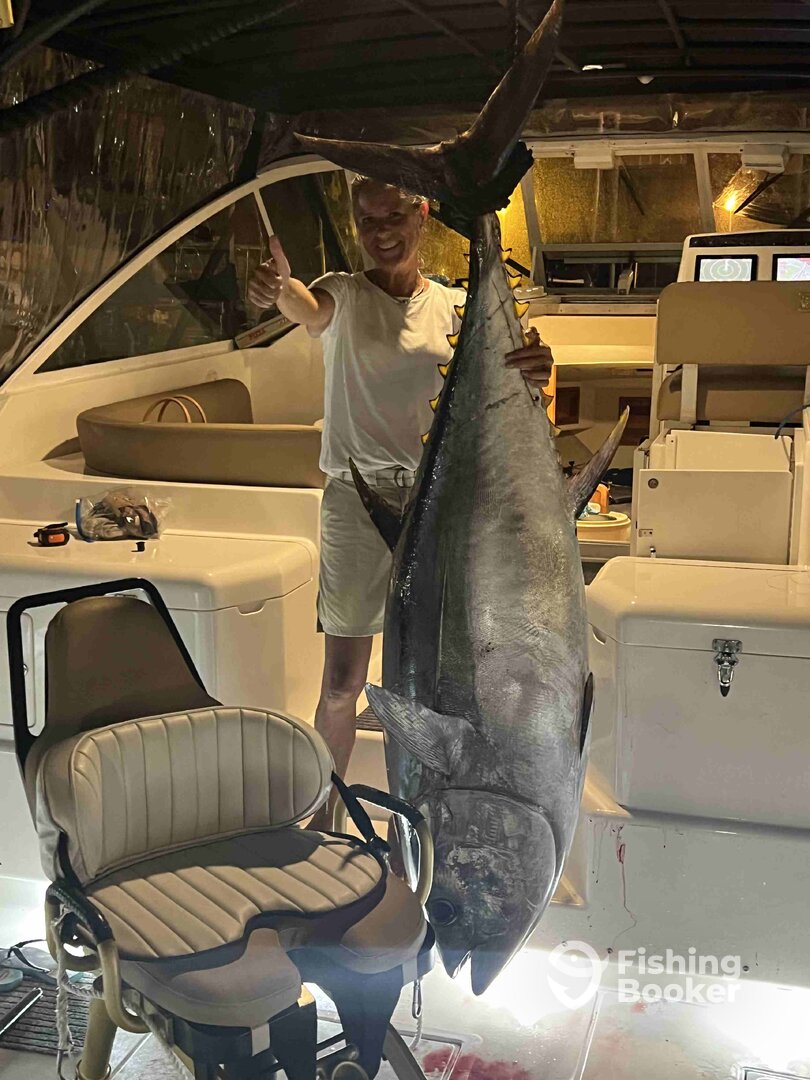 Anna and Bigeye tuna 230lb