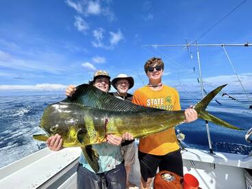 EXTRA LARGE DORADOS ABOARD GOOD DAY