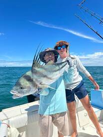 4 wonderfull roosterfish today on board 