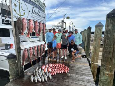 Great catch of fish on 8&12 hr trips!!