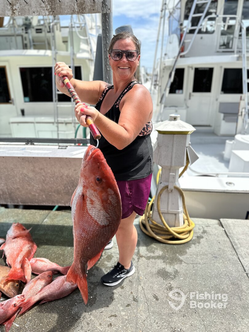 Red snapper on the “Done Deal”