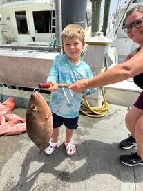 Mangrove snapper on the “Done Deal”
