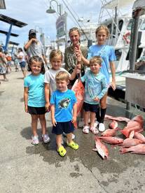 Young anglers having a blast!