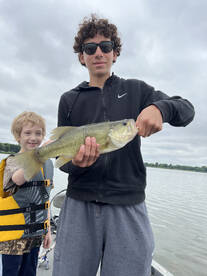 Father and sons morning trip