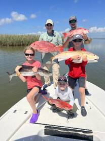 Redfish and red snapper summer action 
