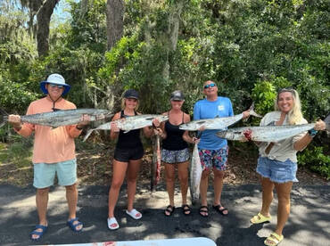 Hot bite for big kings, jacks, and shark