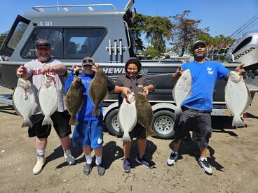 Halibut are still on the chomp! 