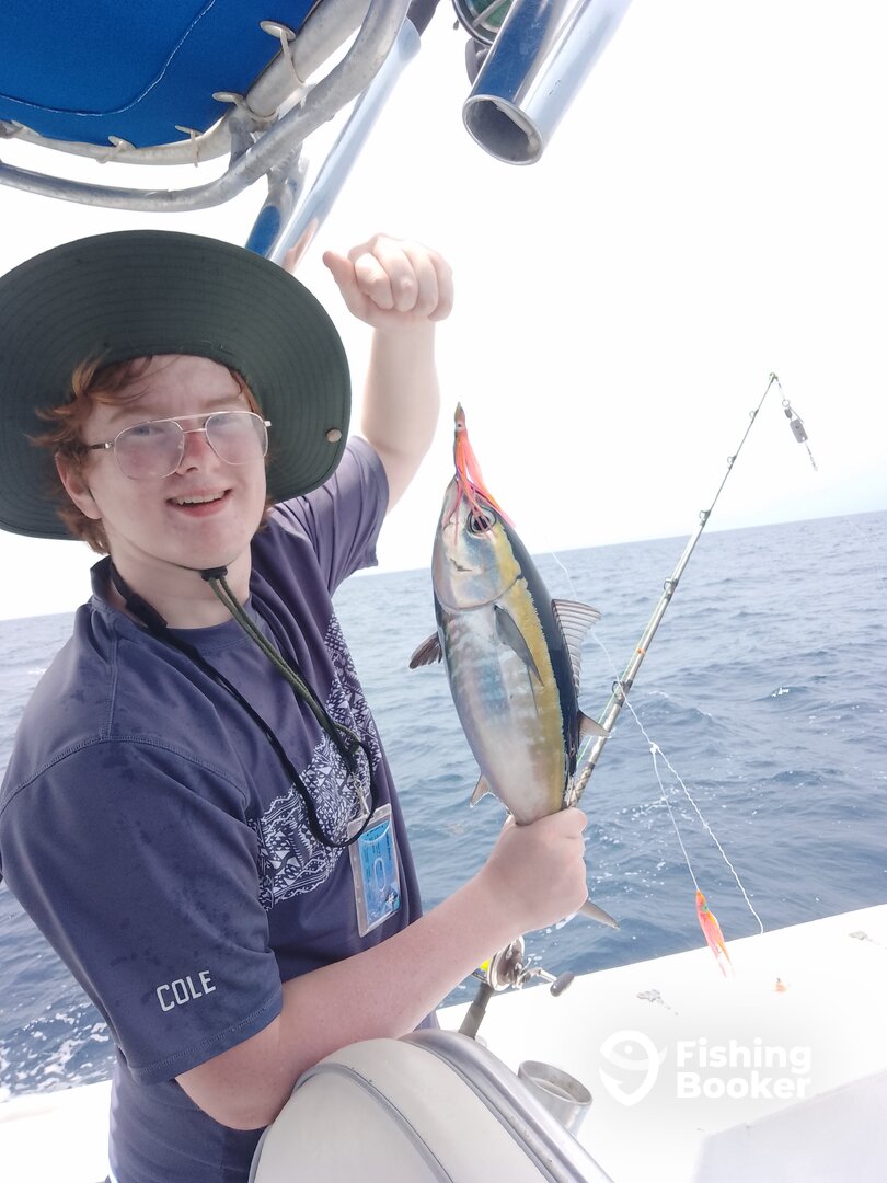 Nathan enjoyed pulling up his Blackfin