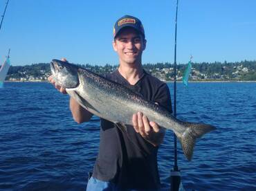 Late afternoon after work fishing trip