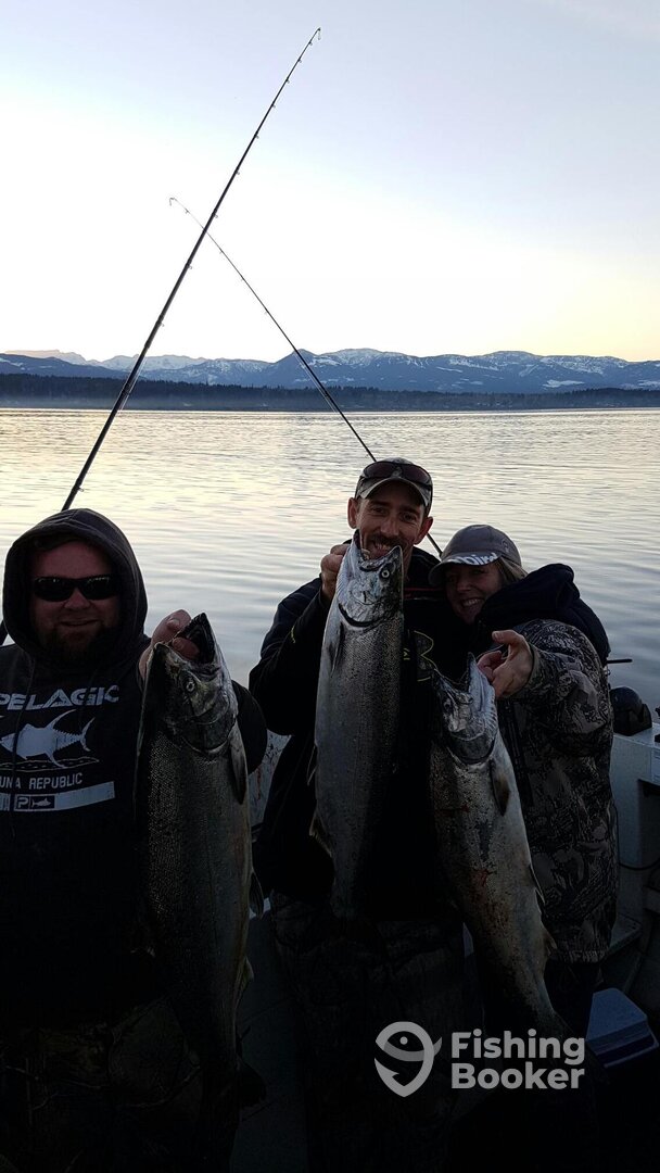 End of the day with some nice salmon