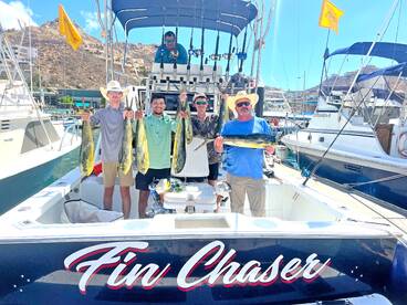 Success aboard Fin Chaser