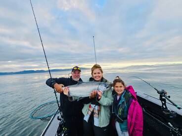 Wow what a couple of first salmon ever 