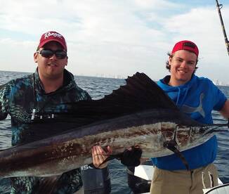 Great day Catching Sailfish