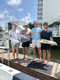 25 pound Mahi Mahi eaten by giant Barrac