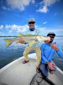 Nice Snook exploring a new spot.