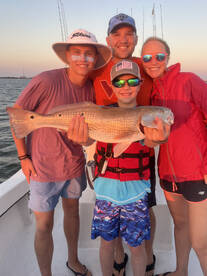 Red sky and Red Drum