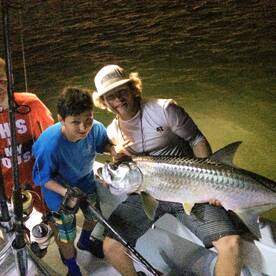 Enzo's first Tarpon