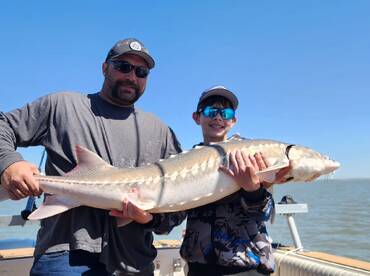 Fall sturgeon is here and the bite has b