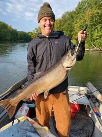 Some of the salmon we been catching late