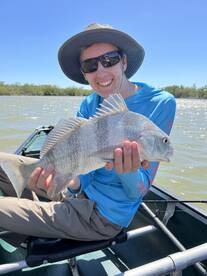 Steady action in the canoe.