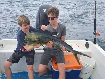 Mahi-mahi for these happy fishermen!