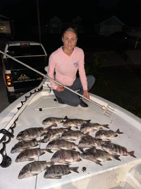 She's been catching more fish then me!