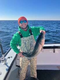 Both boats limited out on bass and then 