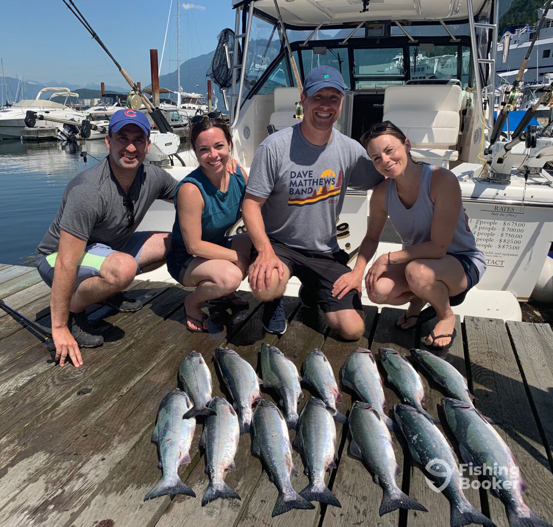 Great weather, great customers and great fishing.