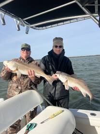 Winter fishing Venice La.