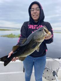 Her first fish ever!