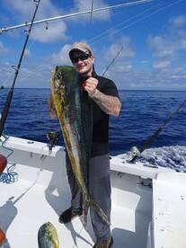 Blue Marlin, Sailfish and Dorado aboard 
