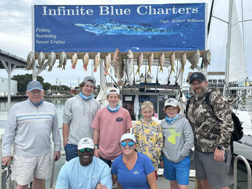 Brotherly competition for fish!