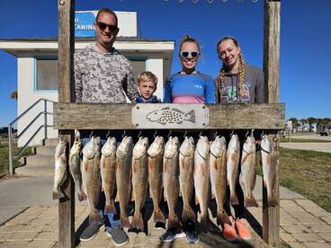 The Winter time redfish bite is doing gr