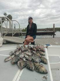 Sheepshead bite is on fire! 