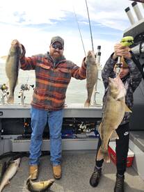 Spring walleye slam