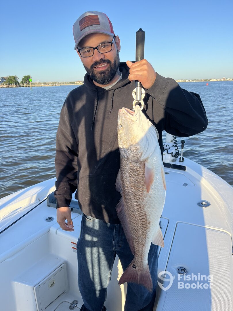 This huge bull red put up quite a fight!