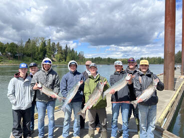 Sunshine and spring salmon