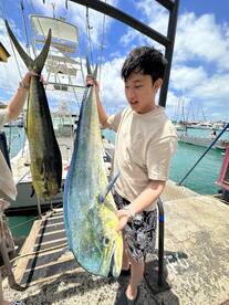 Mahi Madness: Guest Lands TWO 20lbs Beau