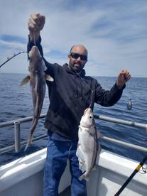 Double jumbo haddock, was hot and heavy 4-27