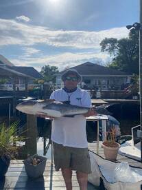 Cobia and reds are biting.