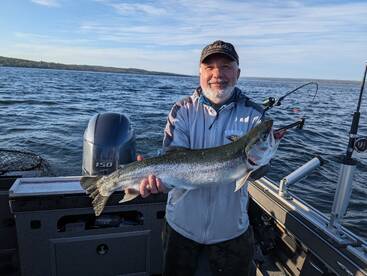 Great spring bite on cayuga lake