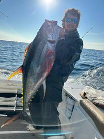 Yellowfin Bite 25 miles offshore