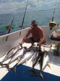 A happy fisherman