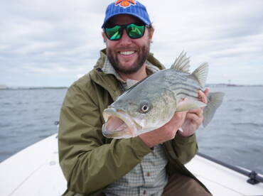 Guy got a few nice fish on the fly