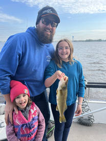 All smiles while catching walleye!