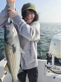 Excellent striper fishing!