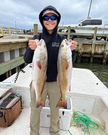 Reddrum fishing is hot! Big numbers grea