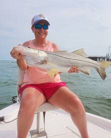 Port canaveral snook fishing is heating 