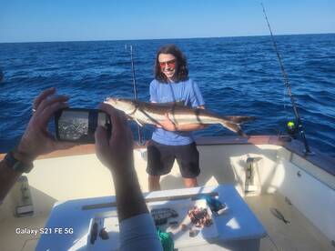 Luke and his buddies had their hands ful