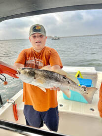 MORNING REDFISH ACTION!! 
